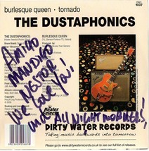 The Dustaphonics Burlesque Queen 2009 UK Signed 45 Vinyl Single Garage - £6.55 GBP