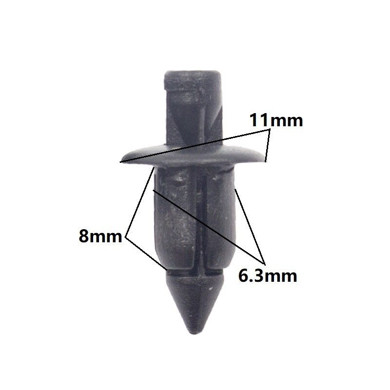 Primary image for 50 Pcs Push in 6mm 6.5mm 7mm 8mm expansion retainer clip For Car Engine Cover Do