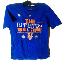 MAJESTIC Juventud El Banderín Voluntad Subir Camiseta Manga Corta Azul - £10.83 GBP