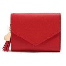 PU Leather Women Mini Tel Wallet Fashion Purse Female Short Mini Wallets Korean  - £45.48 GBP