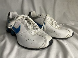 Nike Shox Classic II - 343907 142 - White Blue  Silver Gray Womens Size 7.5 - £39.47 GBP