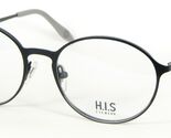 H.I.S by APG HT4164 004 BLACK EYEGLASSES GLASSES METAL FRAME HIS 51-17-1... - $75.78