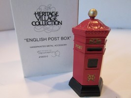 DEPT 56 58050 ENGLISH POST BOX HERITAGE VILLAGE RETIRED  L151 - $168.44 MXN