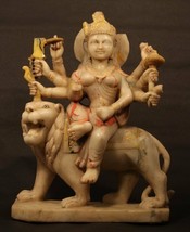 18-19thc Hindu temple marble statue of Durga - £1,928.06 GBP