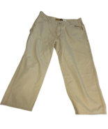 VTG Mens Levi&#39;s Silver Tab Carpenter Pants Beige Tag 40x30 Actual Measur... - $142.50