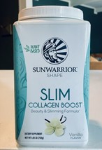 Sunwarrior Shape Slim Collagen Boost Powder Vanilla 1.65 lb 750g Beauty ... - $21.97