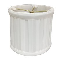 Royal Designs, Inc. English Box Pleat Round Chandelier Shade CS-209BG, Beige, 4. - £12.20 GBP