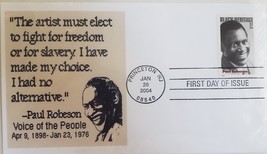 First Day Issue Black Heritage USA Series Paul robeson Jan 20 2004 - £3.10 GBP