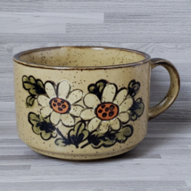 Vintage Floral 16 oz. Stoneware Soup Mug Made in Japan - $15.27