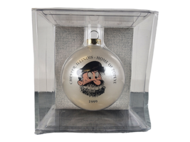 1999 Chester Illinois Il Home Of Popeye The Sailor Man White Christmas Ornament - £10.87 GBP