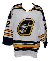 Any Name Number Flint Generals Hockey Jersey White McCarty Any Size image 4