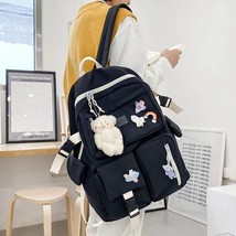 Large Capacity Women Backpack High School Teenager Girl Kawaii BookBag Laptop Ru - £39.87 GBP