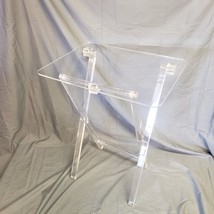 Acrylic TV tray table - $199.00