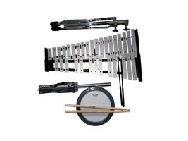 Vic Firth Xylophone 32 Key Percussion Student Instrument Drums Rolling Case - $136.58 CAD