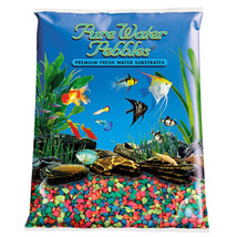 Pure Water Pebbles Aquarium Gravel Neon Rainbow 5 lb Pure Water Pebbles Aquarium - £22.80 GBP