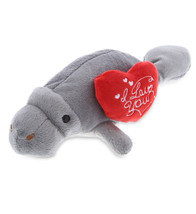 I Love You Wild Collection Plush Manatee Valentine Stuffed Animal - 9&quot; - £29.87 GBP