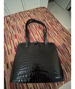 SISO Italy Select Black Crocodile Genuine Women’s Handbag  - $12,230.91 MXN