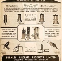 1957 Burnley Aircraft Welding Import Advertisement Autocar Aviation DWPP3 - $554.45 MXN
