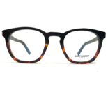 Saint Laurent Eyeglasses Frames SL 30 010 Black Tortoise Thick Rim 51-23... - $186.79