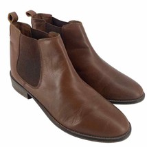 Woolworths Womens size 7 brown Leather Chelsea Ankle Heeled Booties - $22.79