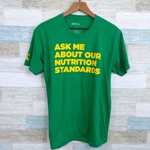 Petco Employee Uniform T Shirt Green Short Sleeve Cotton Blend Mens Medium - £11.82 GBP