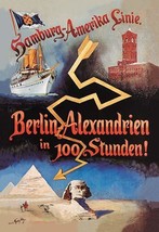 Berlin to Alexandria in 100 Hours on the Hamburg-Amerika Cruise Line - £15.96 GBP