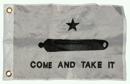 12x18 12&quot;x18&quot; Gonzales Gonzalez Come and Take It Texas Flag Banner Grommets - £11.00 GBP