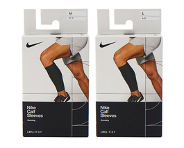 Nike Calf Sleeves Unisex Protection Sports Support Black Gym Running AC9... - £42.32 GBP