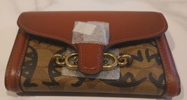 Coach Jade Medium Envelope Wallet W/REXY By Guang Yu New #2878 - £83.93 GBP