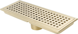 12 Inch Rectangular Shower Floor Drain, Can Be Detachably Inserted into ... - £44.96 GBP