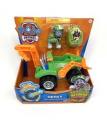 Paw Patrol Dino Rescue Rocky Deluxe Vehicle Puppy Figure Mystery Dinosau... - £22.84 GBP