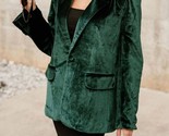 Her Entire Name Says Grace juliana velvet blazer size S - $37.62