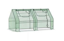 6 x 3 x 3 FT. Outdoor Garden Portable Mini Greenhouse Kit with 3 Cover Brand New - £32.29 GBP