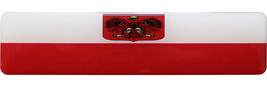 Poland Long Domed Sticker (Eagle) - $3.90