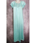 Vintage JC Penney Aqua Blue Nylon Nightgown Womens Size Small Gown 70s 8... - $475.75 MXN