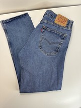 Levi’s 505 Men’s 34x30 Straight Leg Jeans Blue Denim Pants - £18.77 GBP