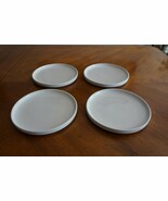 Lot 4x White Signed &quot; Bauhaus&quot; Trend Pacific Salad Plate 7.6&quot; Isamu Kenm... - $60.00