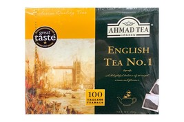 200g. Ahmad Tea London English Tea No.1, Great Taste 100 Bags 7.0oz. - $20.19