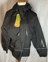 Old Navy Black Pullover Hooded Pipemaster Jacket - Size Medium mend new ... - £14.70 GBP