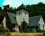 Stone Church Sherburne Vermont VT UNP Chrome Postcard E5 - £3.97 GBP