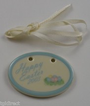 Logaberger Pottery 2003 Happy Easter Tie-On Collectible Accessory Home D... - $10.69