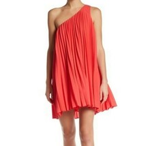 NWT Womens Size Medium Trina Turk Los Angeles Skyla One Shoulder Pleated Dress - £71.97 GBP