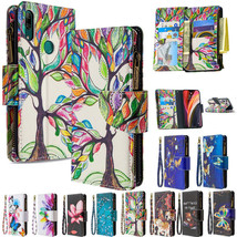 For HUAWEI P40 Y5 Y6 Y7 Y9 2019 Patterned Magnetic Leather Wallet Case C... - $62.74