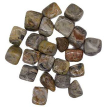 1 Lb Agate, Crazy Lace Tumbled Stones - £47.79 GBP