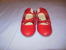 Girls Gymboree Red Patent Flats 4 Bow Accent - $9.99