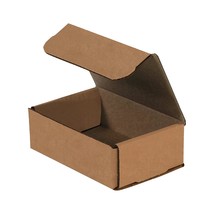 Aviditi Shipping Boxes Small 6"L x 4"W x 2"H, 50-Pack | Corrugated Cardboard Box - £53.77 GBP