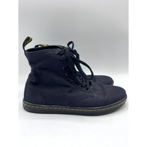 Dr Doc Martens Alfie Men’s Sz 8 Women&#39;s Sz 9 US Canvas Black High Tops Air Wair - £38.51 GBP