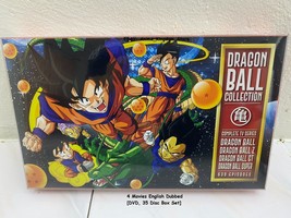 Dragon Ball Complete TV Series + 4 Movies English Dubbed ~DVD~35 Disc~Box Set - £127.88 GBP