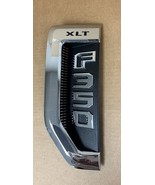 2017-2023 Ford F350 F-350 XLT Chrome Fender Emblem Left LH Driver Side OEM - $927.49 MXN