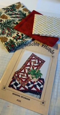 Seasonal Splendor by Stitchin Friends Quilt Cotton Fabric kit - $22.81